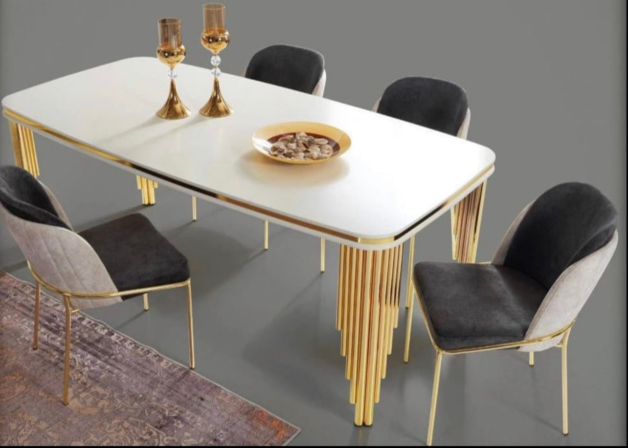 Table à manger 1.60-0.80cm+6 chaise