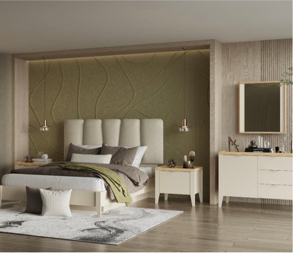 Lit ARYA160*200 avec coffre de rangement
+ 2 chevets