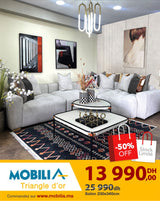 SALON D'ANGLE 350-240CM
13 990 DH