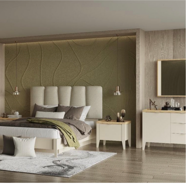 Lit ARYA160*200 avec coffre de rangement
+ 2 chevets