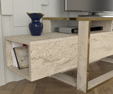 Meuble TV Bianco traverten