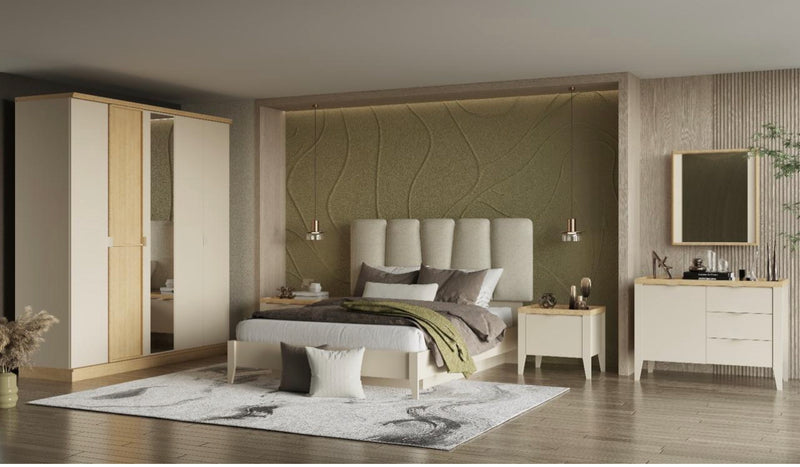 Lit ARYA160*200 avec coffre de rangement
+ 2 chevets