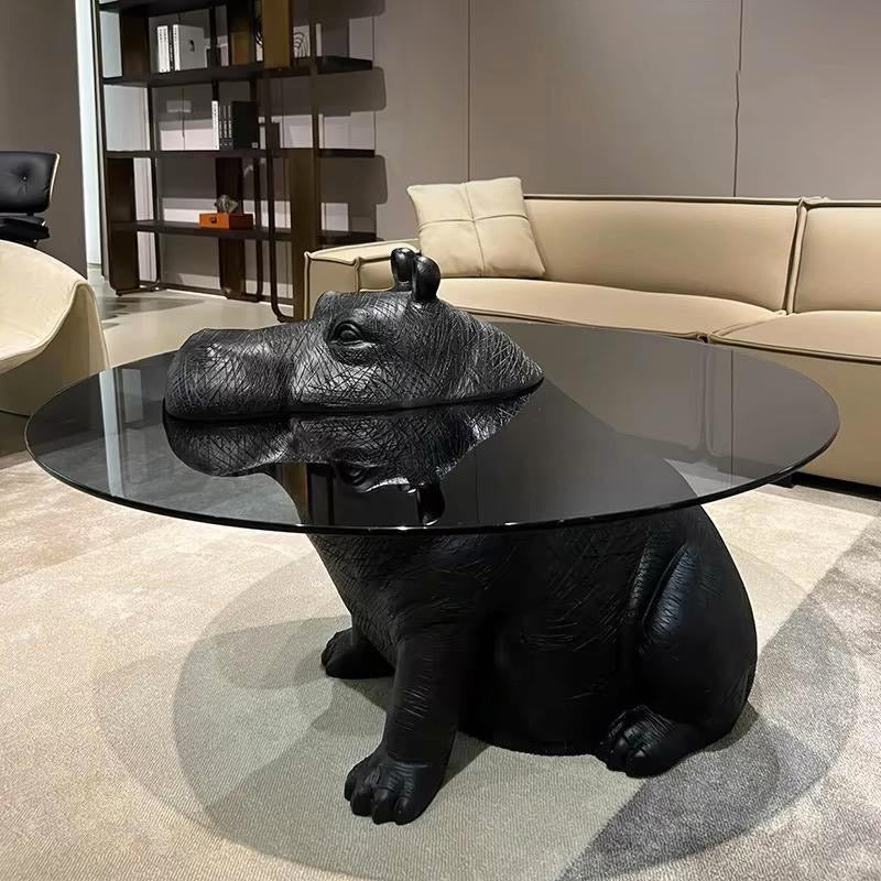 Table basse Black Hippopotame