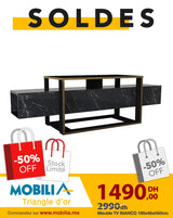 MEUBLE TV BIANCO noir