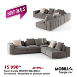 Salon d'angle MINOTI