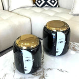 Pot de rangement visage