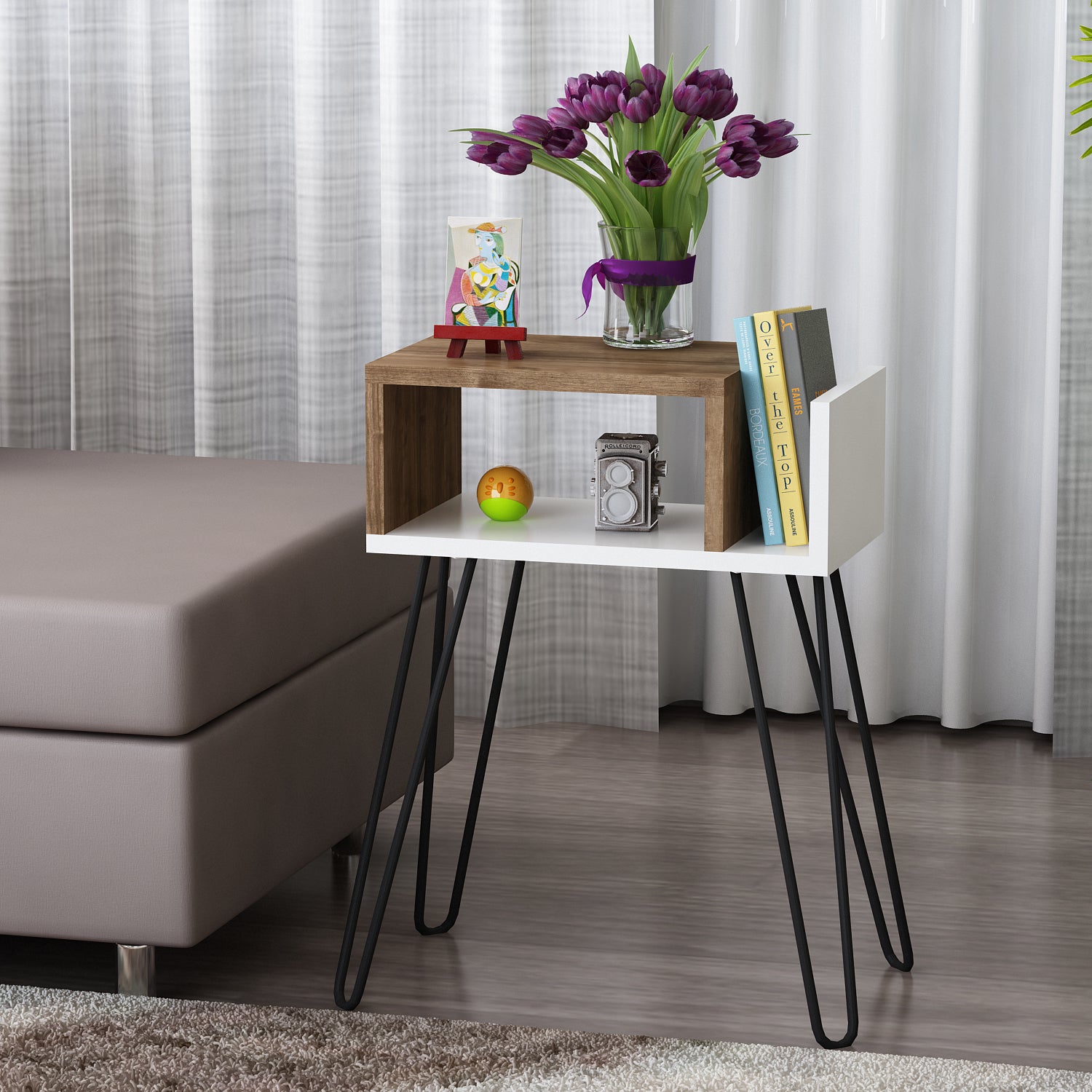 Table de coin KRISTAL – Mobilia Triangle D'or