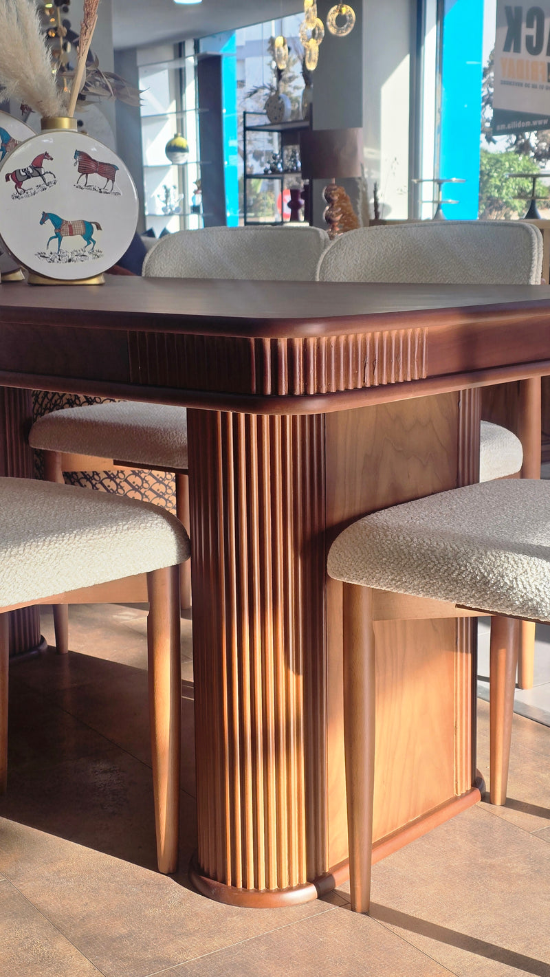 TABLE À MANGER AVEC 6 CHAISES