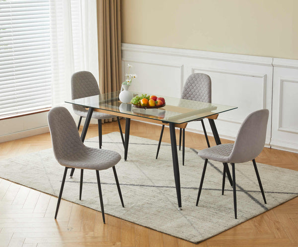 TABLE À MANGER AVEC 4 CHAISES JULIA