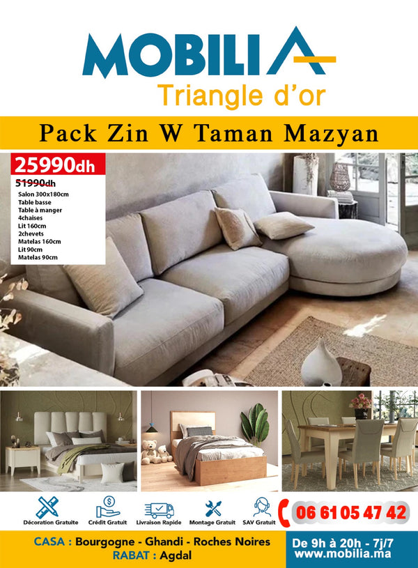 Pack Zin w Taman Mazyan