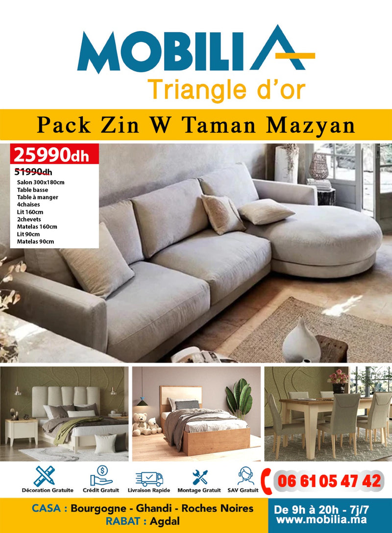 Pack Zin w Taman Mazyan