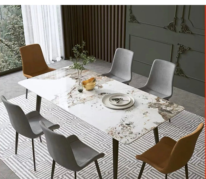 TABLE À MANGER AVEC 6 CHAISES