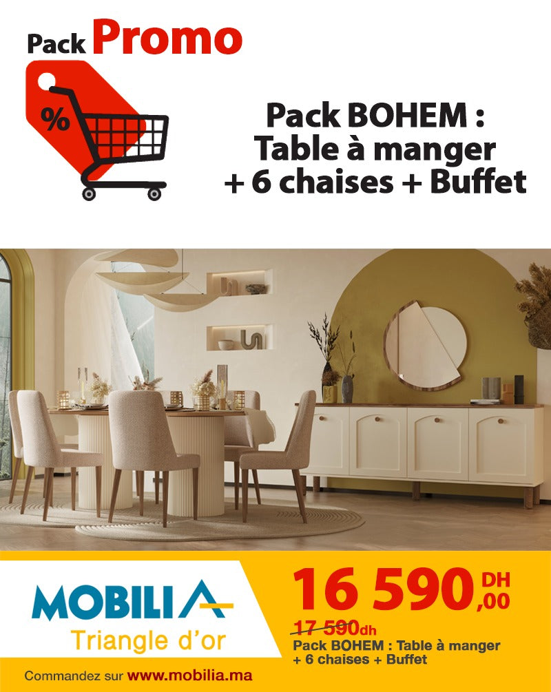 Pack Table à Manger Bohême