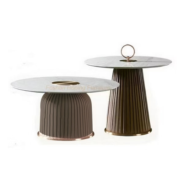 Duo table en céramique