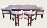 Table en bois massif  + 6 chaises