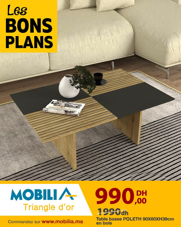 Table basse POLETH