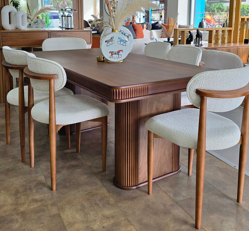 TABLE À MANGER AVEC 6 CHAISES