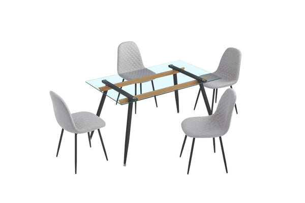 TABLE À MANGER AVEC 4 CHAISES JULIA