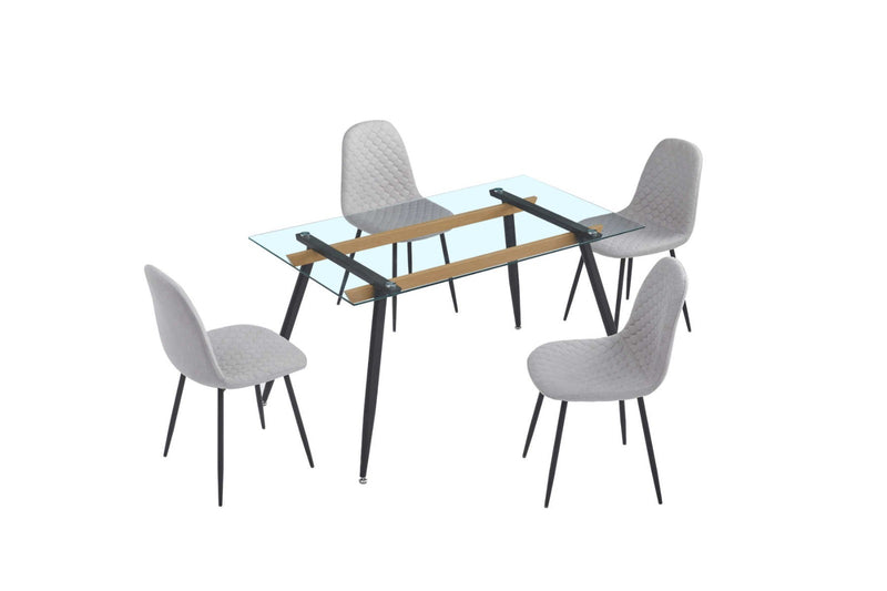 TABLE À MANGER AVEC 4 CHAISES JULIA