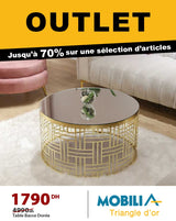 Table basse Doré